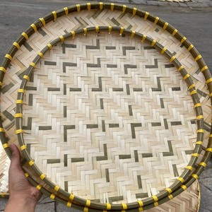 Cesta de Bambú de Alta Calidad, Tejida a Mano, Ecológica, Multiusos, para Servir Alimentos, MOQ 500 Piezas - Product Image 5