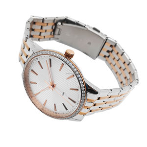 Reloj de acero inoxidable de dos tonos, relojes elegantes resistentes al agua, reloj de cuarzo redondo, fundas superiores para hombres, 40mm/42 Mm, cristal de zafiro TW - Product Image 3