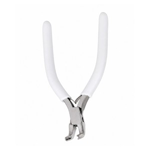 Pince à chaîne courbée à mâchoires rainurées, outil spécialisé en acier inoxydable pour la fabrication de bijoux, 5,35 pouces, Zetomed Pro - Product Image 4
