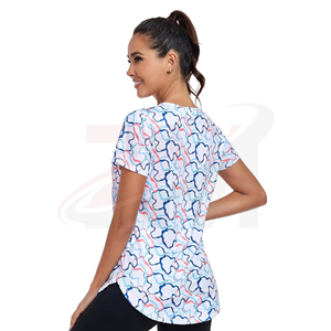 Ropa de uso diario para mujer, top informal estampado, ropa transpirable para actividades al aire libre y ropa de verano de estilo moderno - Product Image 5