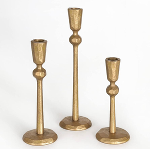 Candelabros de Latón Decorativos para el Hogar y la Sala de Estar, Portavelas de Latón, Centros de Mesa para Bodas - Product Image 4