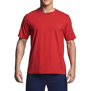 เสื้อยืดแขนสั้นผู้ชายผ้าฝ้ายแท้ 100% แบบเรียบ หนานุ่ม รับสกรีนโลโก้ - Product Image 2