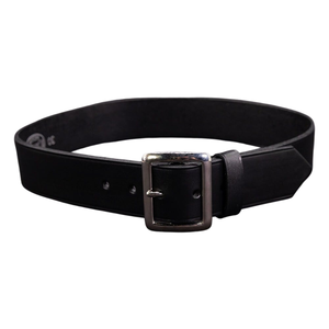 Ceinture en cuir pour homme de deux pouces avec boucle, trois options de couleur, quincaillerie métallique robuste, finition de qualité supérieure - Product Image 5