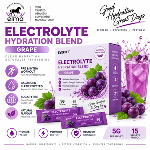 Electrolitos en Polvo Elma Food 1KG Sin Azúcar Añadido 50 Porciones Fórmula de Hidratación y Reposición de Minerales Sin GMO - Product Image 1