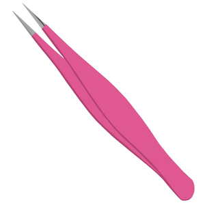 Pinzas para Cejas de Acero Inoxidable con Punta Puntiaguda Rosa, las Más Vendidas en Estados Unidos, Pinzas para Cejas y Pestañas Postizas - Product Image 2