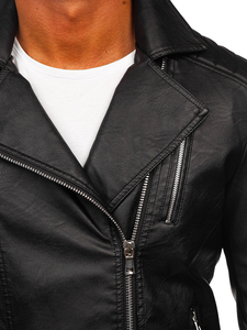 Nueva Chaqueta de Invierno Acolchada de Cuero Genuino 100% Original para Hombre, Elegante y de Alta Calidad - Product Image 5