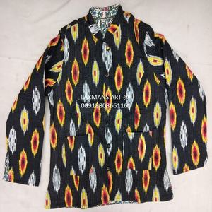 Sudaderas con capucha bordadas a mano Chaquetas de invierno de algodón de la India Kantha Chaquetas DE TRABAJO Chaquetas de algodón para damas Bohemias - Product Image 1