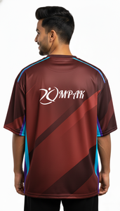 Camiseta Urbana Casual de Gran Tamaño para Hombre, Sublimada, Estilo Urbano - Product Image 4