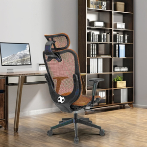 Ghế văn phòng điều hành hiện đại với các tính năng tiện dụng có thể điều chỉnh tay vịn bằng nhựa không thấm nước đa chức năng tùy chỉnh màu sắc - Product Image 2