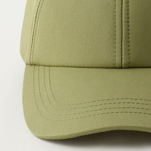 Gorra de Béisbol Verde Oliva de 6 Paneles, Unisex, Cierre Trasero Ajustable, Color Sólido, Logotipo Bordado en la Parte Delantera, Gorra Casual para Adultos - Product Image 6