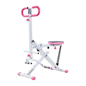 Máquina de Ejercicio Rosa para el Hogar Modelo D0100XFE3RW, 3 Bandas de Resistencia de Alta Resistencia, Fácil de Instalar, Equipo de Ejercicio Plegable, Sentadillas Profundas - Product Image 1