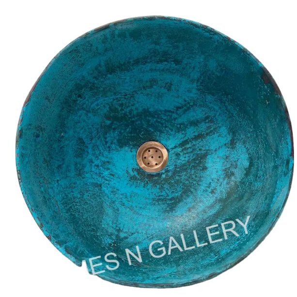 Antique Blue Patina