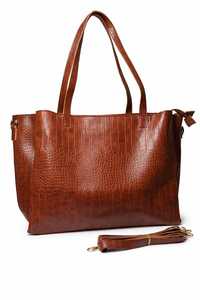 Genuine Leather Women’s Handbag – High Quality Ladies <b>Purse</b> – Elegant Designer Carry Bag - Product Image 3