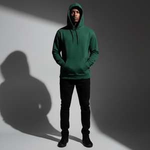 Sudadera con capucha de doble capa OEM Streetwear, estilo vintage, lavado ácido, dobladillo sin rematar, algodón, oversize, hip-hop, personalizada para hombre - Product Image 2