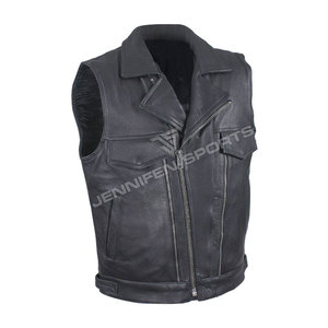 Nuevo Precio al por Mayor, Chaleco de Cuero Super Rider de Alta Calidad, Transpirable, Chaleco de Cuero para Motociclistas, el Más Vendido, para Hombre - Product Image 1