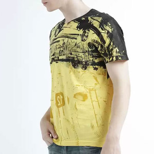 Camiseta de Hombre con Estampado Gráfico Abstracto en la Parte Delantera, Sublimación, Manga Corta, Cuello Redondo, Tejido de Punto, Corte Regular, 100% Estilo Urbano - Product Image 6