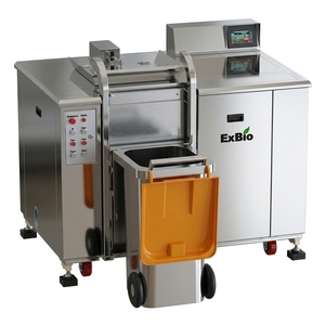 Práctico Digestor de Alimentos Exbio EX-300L, Capacidad de 300 kg, Digestor de Residuos Orgánicos, Compostador de Desechos Alimenticios, Máquina de Acero Inoxidable - Product Image 6