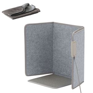 Ventilatore Riscaldante Portatile da Scrivania con Timer, Silenzioso e Sicuro per Casa e Ufficio, Scaldapiedi Pieghevole con Telecomando e Controllo Touch - Product Image 1