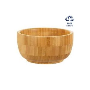 Tazón de Bambú MOST WANTED de Primera Calidad con Acabado Limpio, Perfecto para Servir Comida y Guardar Ingredientes, Mejora el Estilo y el Uso - Product Image 1