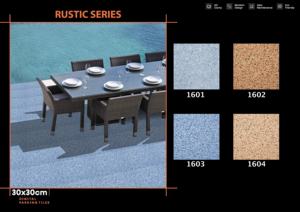 Dalles de sol numériques extérieures résistantes aux intempéries en céramique mate 300x300mm 30x30cm 12x12 pouces pour garage, allée et passerelles - Product Image 3