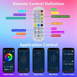 Pannelli LED Esagonali da Parete, Set da 10, Luci RGB per Gaming, Controllo Smart tramite APP, Piastrelle Esagonali Modulari con Espansione a Scorrimento - Product Image 6