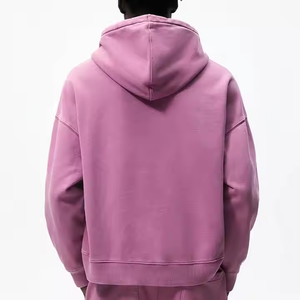 Sweat-shirt à capuche personnalisé pour homme, 350 g/m², en molleton, coupe ample, style streetwear, avec logo personnalisé, fournisseur en gros - Product Image 2