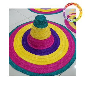Sombrero Mexicano de Paja Barato al por Mayor, Sombrero Panamá de Ala Ancha para Hombres, Mujeres y Eventos - Product Image 3