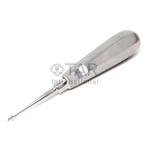Elevador de Punta Curva Cóncava 63 de Acero Inoxidable, Instrumentos Médicos, Cirugía Dental, Instrumentos Quirúrgicos Bernard Spade - Product Image 1