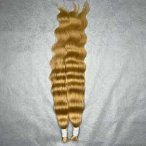 CDYHAIRVN Cheveux Vietnamiens Bruts Alignés dans le Sens de la Cuticule, Ondulés, en Vrac, Sans Perte, Sans Enchevêtrement, Cheveux Remy, Extensions Ondulées Effet Vague Océanique - Product Image 3