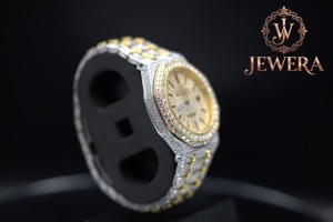 Mossinate Stainless Steel Silver Diamond <b>Watch</b> Timeless Elegant <b>Watch</b> with Sparkling Diamonds <b>for</b> Both Men and Women - Product Image 3