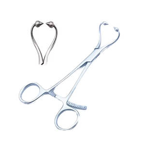 Forceps orthopédiques de réduction en acier inoxydable de qualité supérieure avec embout sphérique, outil de maintien de plaque chirurgicale personnalisable pour l'alignement osseux - Product Image 2