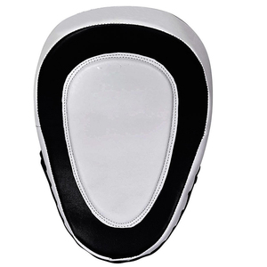 แผ่นรองมือชกมวยแบบโค้ง ทำจากหนังแท้ พร้อมสายรัดปรับได้ และตะขอเกี่ยว - Product Image 3
