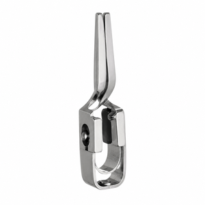 Pinza SENNING Bulldog de tensión ajustable, acción cruzada, mandíbula de dientes delicados de doble fila, 1.4 cm (1-3/4 pulgadas) de longitud total, 4.4 cm, ZETOMEDPRO - Product Image 1