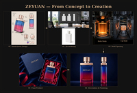 Flacon de parfum en verre rouge taillé en forme de bijou de 100 ml avec atomiseur de parfum vide géométrique et capuchon rond doré [Couleur + Logo disponibles]