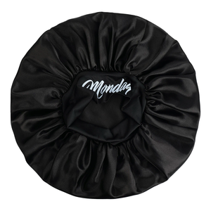 1 bonnet de nuit en soie 100% doux et respirant pour la protection des cheveux - Unisexe, simple couche, torsadé, décontracté - Product Image 3