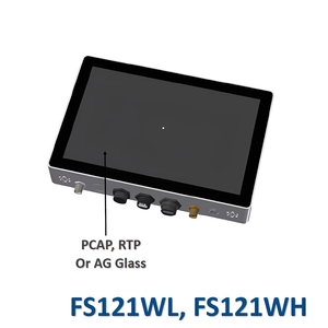 12.1" Fully IP67 Waterproof Industrial Marine Panel PC Touch Screen (PCAP/Resistive), Option: Internal UPS - Product Image 2