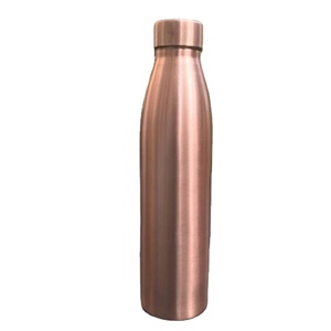 Plain <b>Copper</b> Water Bottle Leakproof High Quality Bottle Customize Logo Print Decorative Travels Water Bottle High Insulated - Product Image 1