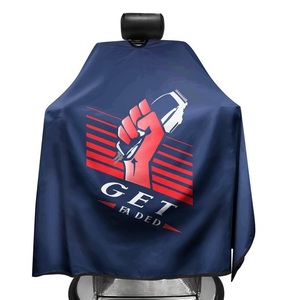 Capa de Barbero Profesional Impermeable con Cierre a Presión para Cortes de Pelo, Peinados y Salón de Belleza, Capas de Barbero Personalizadas para Halloween - Product Image 5