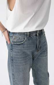 Pantalones Vaqueros de Moda al por Mayor para Hombre, Corte Holgado, Alta Calidad, Pantalones de Calle Populares para Hombre - Product Image 4