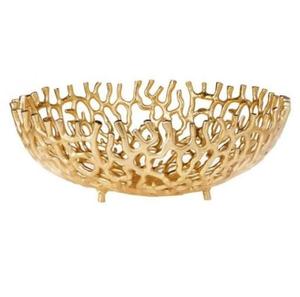 Bol à chocolat de luxe en métal doré, finition élégante, style unique, design artisanal, nouveau - Product Image 1