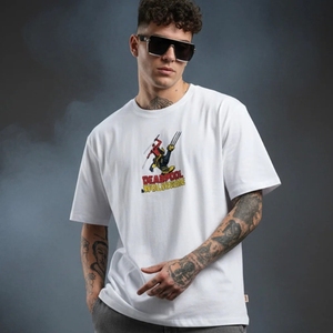 Camisetas de Hombre de Alta Calidad, Algodón y Poliéster, Impresión Serigráfica, Cuello Redondo, Corte Holgado, Estilo Casual, Secado Rápido, Personalizables, Ropa de Verano - Product Image 1