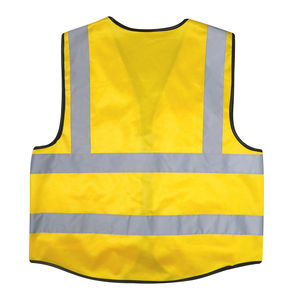 Gilet de sécurité pour hommes, vente en gros, logo personnalisé, gilet de sécurité réfléchissant, ANSI Classe 1, LED clignotante, imperméable, haute visibilité, vêtements de travail - Product Image 2