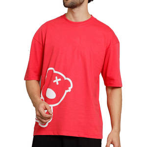 Camiseta Personalizada de Hombre, 100% Algodón, Estilo Hip Hop, Hombros Caídos, Talla Grande, 180GSM, Antiencogimiento, Secado Rápido, Transpirable, Estilo Urbano - Product Image 1