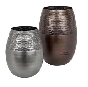 Macetero de plata y cobre de aspecto increíble para el hogar, hoteles, restaurantes y bares - Product Image 1