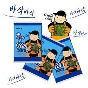 สาหร่ายซูชิโนริ คิงออฟคิม สาหร่ายทะเลอบปรุงรสแบบดั้งเดิมของเกาหลี - Product Image 2