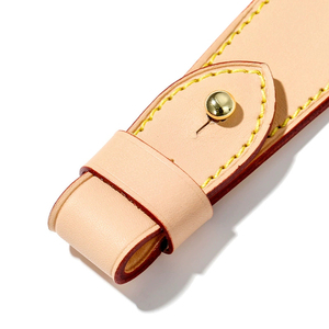 Sangles de sac à main en cuir Vachetta véritable perforé Lst547 pour remplacement, sangle de sac à bandoulière de luxe vintage personnalisée - Product Image 3