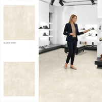 Carreaux de porcelaine émaillée polie Alizer Bianco 800x800mm 8mm, aspect bois blanc, 80x80cm (32x32 pouces)