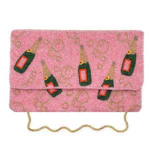 กระเป๋าคลัทช์ผ้าฝ้ายปักลูกปัดทำมือสุดเก๋ หลากสีสัน สำหรับงานปาร์ตี้ - Product Image 1