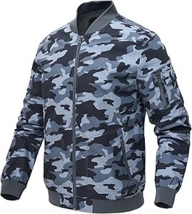 Best Quality Men Winter Zip Up <b>Camo</b> Pattern Bomber <b>Jacket</b> with Zipper Closure Fashionable Printed <b>Camo</b> Sports <b>Jackets</b> Breathable - Product Image 2