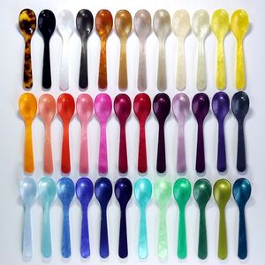 Cucharas para Ensalada con Diseño de Ángel en Resina, Hechas a Mano, con Acabado Espejo, Utensilios Decorativos para Hogar, Hotel, Restaurante, Manualidades - Product Image 4